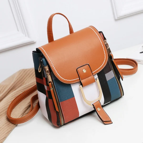 HJPHOEBAG Модные женские рюкзаки из искусственной кожи женские школьные сумки для девочек-подростков дорожные сумки на плечо mochila YC255 - Цвет: Brown