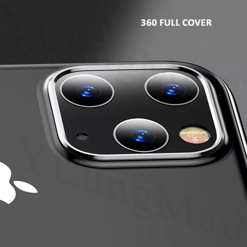 2 шт./лот Защитная пленка для задней камеры для iPhone 11 Pro Max из закаленного стекла, металлическая защита для задней линзы