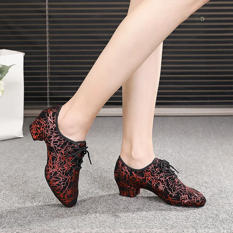 Women Dancing shoes Latin Dance Shoes Ballroom Tango Man latin dancing Shoes For Man Boy Dance Sneaker Jazz Unisex dance shoes