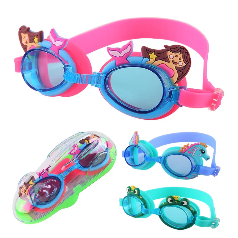 

Goggles Glasses Diving Mask Equipment Big Box Men's Women's High-definition Children Myopia Waterproof Anti-fog with Alcohol by