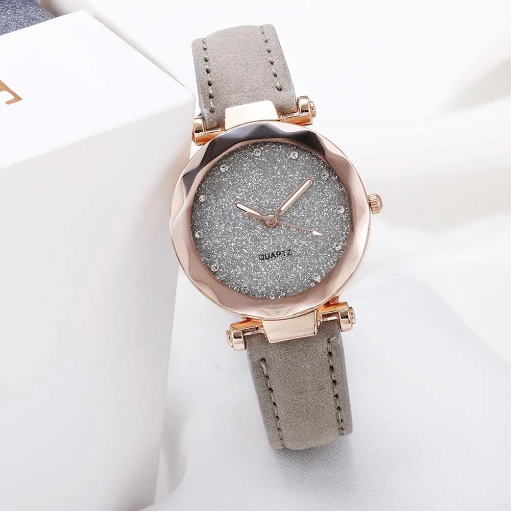 

Belt Ladies Watch Explosive Gift Watch Female Models Flash Star Star Ladies Quartz Watches Fashion Korean Women Rhinestone Clock