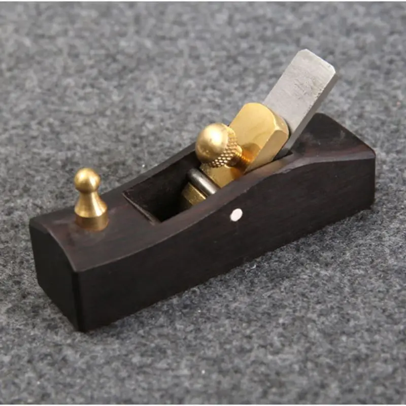 Плотник деревообрабатывающий DIY ручной строгальный инструмент Регулируемый Жесткий мини Блок Самолет 40JE