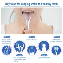 Язычок скребок многоразовый портативный из нержавеющей стали полости рта щетка для очистки языка освежитель Sweepers для взрослых детей