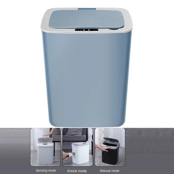 

Auto smart trash Bins Bathroom Sensor Dustbin Kitchen Trash Can Home Living Room Automatic Garbage Can induction Waste Bin