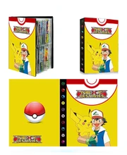 Soporte de colección de cartas de Pokemon para niños, juego de cartas de Pokemon de 240 piezas, álbum de juego de batalla, soporte de tarjetas de juego, regalo novedoso