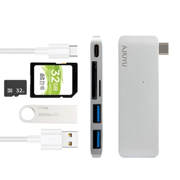 

USB C HUB Type C to Multi USB3.0 HUB HDMI Adapter Dock for MacBook Pro Air Lenovo USB-C 3.1 Splitter Port Type C HUB
