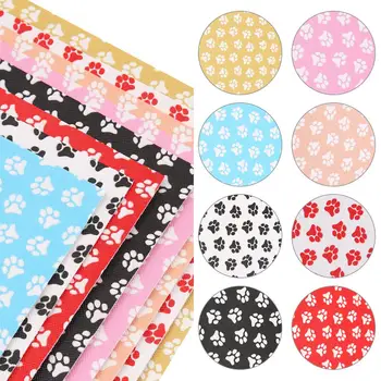 

Fashion Handmade DIY Making Earings Jewelry Gift Multicolor Sunflower Pet Footprints Sequins Pattern PU Leather Material Kit Set