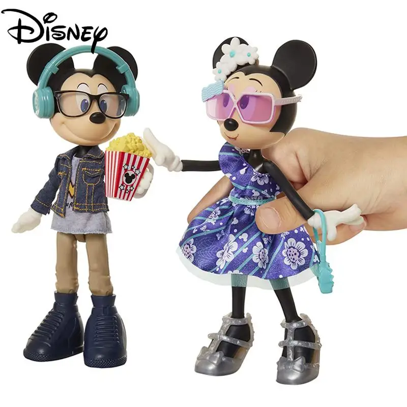 安心のメーカー直販 ディズニー ミニーとミッキーの映画の人形 2ピース アニメーションフィギュア 収集可能な人形 誕生日プレゼント 女の子向け 本州九州送料無料 Toys Hobbies Dolls Accessories Glaw Me