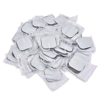 

50Pcs Electrode Self Adhesive Pads for Nerve Muscle Stimulator,Slimming Massager TENS Acupuncture Pulse Electric Massager
