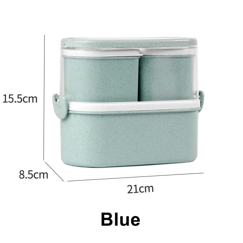 1450ml Lunch Box High Food Container Eco Friendly Bento Box Lunch Japanese  Food Box Lunchbox Meal Prep Containers Wheat Straw - Lunch Box - AliExpress