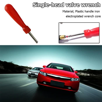 

Delicate Valve Core Remover Wrench Plastic Handle Iron Plated Wrench Core Tire Repair Hand Tool for Car Bike Bicycle Motorcycle