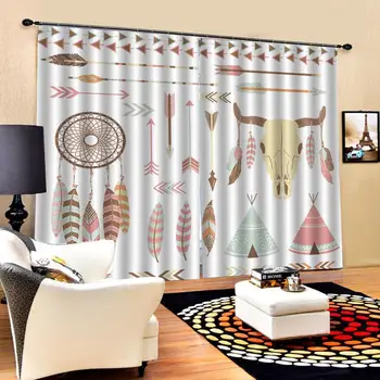 

Customized size Luxury Blackout 3D Window Curtains For Living Room simple curtains stereoscopic curtains