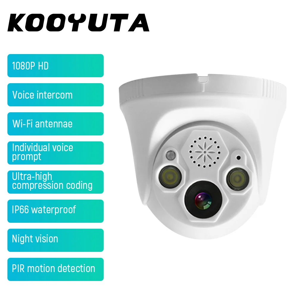 

HD 1080P Wifi Camera Indoor Dome Wireless 12v IR Detection Distant Surveillance Audio XMEYE Cloud PTZ Home Security Camera