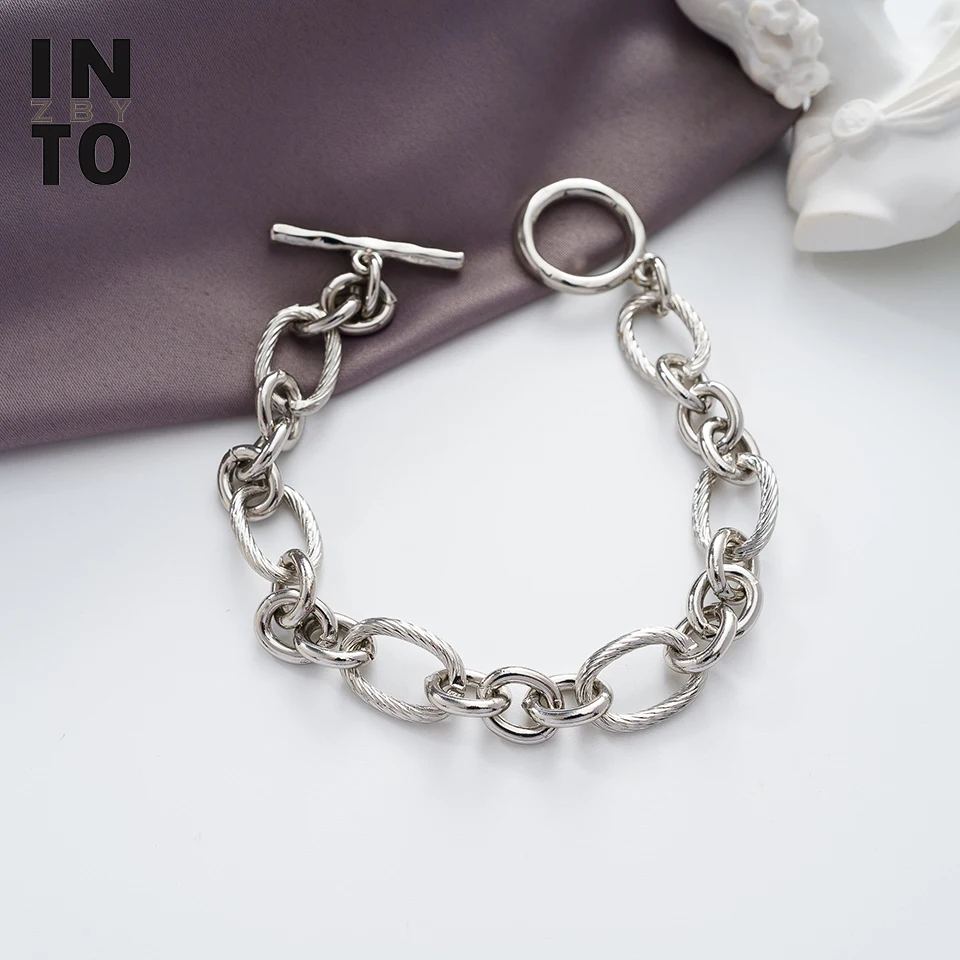 Женский массивный браслет цепочка в стиле хип хоп|Цепочки и браслеты| |