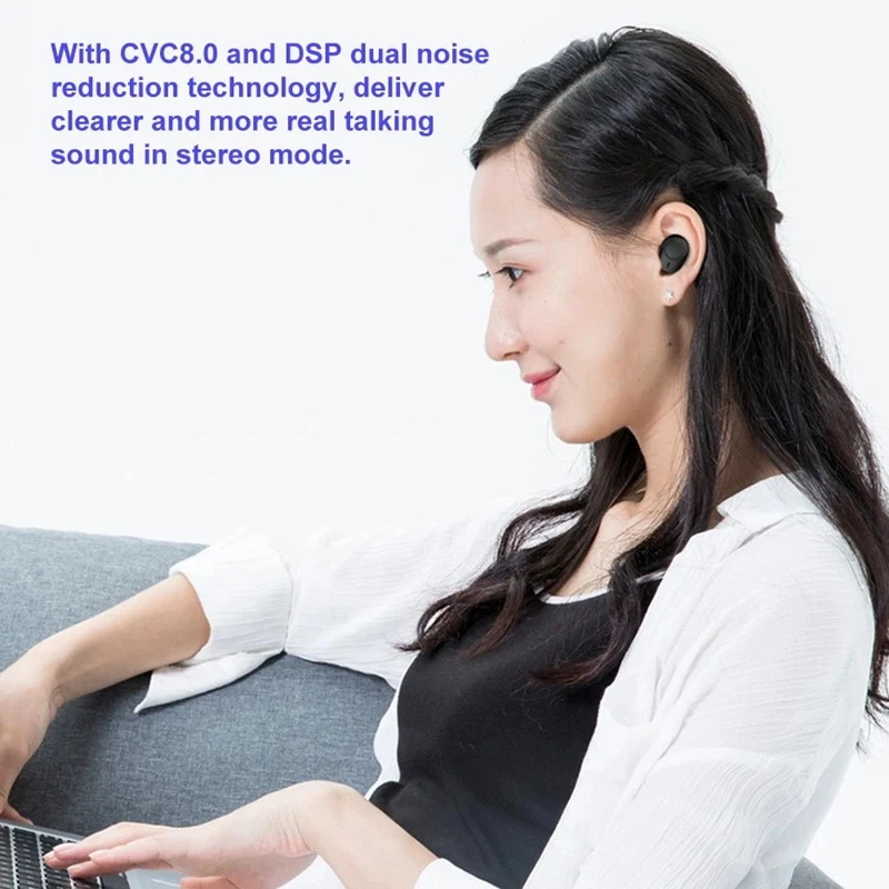 Bluetooth 5 1 Tws Earphones with Mic Sports Headsets Press Control Music Earbuds for Phones