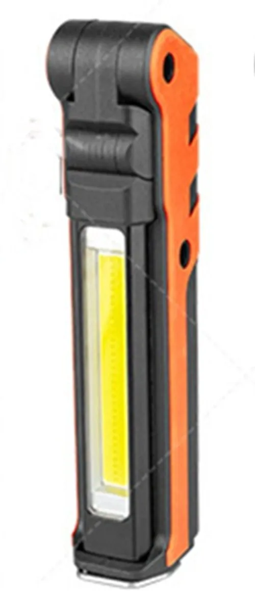 ORANGE Складной USB зарядная мощная лампа, светодиодный светильник, аварийный флэш-светильник, лампа для обслуживания, USB зарядка, Складная Рабочая лампа - Цвет: ORANGE
