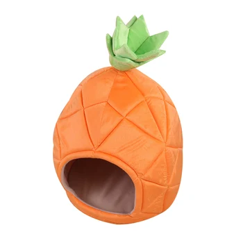 

Creative Kennel Cat Nest Teddy Dog Fruit Orange Big Pineapple Shape Pet House Cotton Bed Warm Pet Products Foldable Dog House