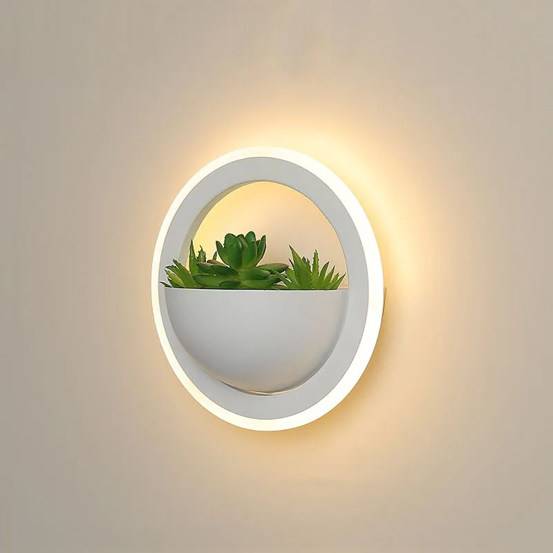 Günstige (WECUS) NEUE Kunst anlage wand licht, einfache moderne nacht lampe kreative persönlichkeit gang wohnzimmer korridor lampe wand lampe