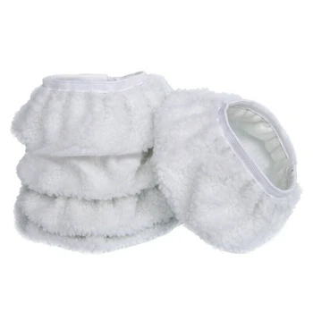 

5Pcs 5-10 Microfiber Car Polishing Waxing Polisher Bonnet Buffing Pad Cover Kit