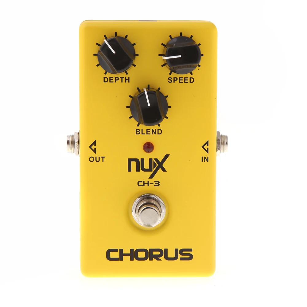 Nux гитарная педаль 4 эффектов хор звуковой экран/овердрайв/высокий коэффициент усиления/симулятор гитарный эффект педаль аксессуары для гитары