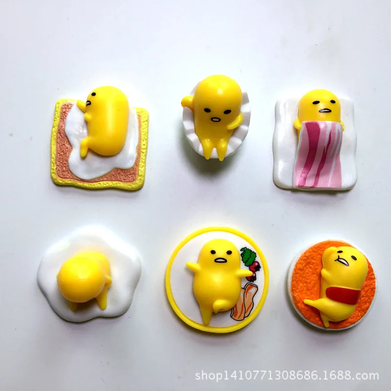 6-Yolk King Garage Kit Lazy Egg King Brother мини-модель украшения