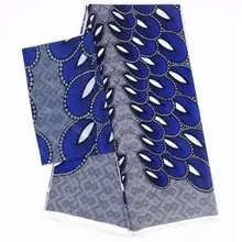 Модальные эластичные атласные шелковые ткани Африканский мягкий воск для печати ткань 2 ярда из шифона 4 ярда audel модели подражали Анкара ткань 092405