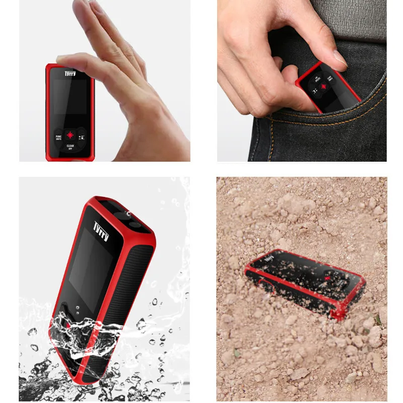 TYRRY Mini Laser Distance Meter 40M Trena Laser Range Finder Build Measure Digital Laser Rangefinders Distance Meter