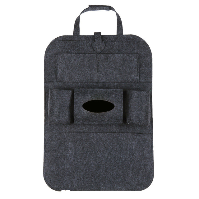 PCS Universal Car Back Seat Storage Bag Organizer Trunk Felt Savings Pockets For Auto SUV Vehicle Interior Hanging Accessories