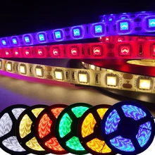 5M/300LED DC12V SMD 2835 & 5050 LED Strip Light Use For Home Corridor Holiday Christmas Decoration (6 colors available)