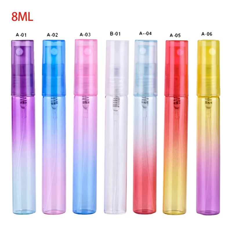 

1 Pcs Portable 8 ml Refillable Perfume Spray Bottle Travel Mini Container Empty Cosmetic Containers Perfume Bottle