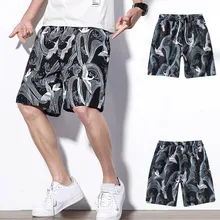 Новинка, мужские шорты,, повседневные пляжные шорты, модные мужские летние повседневные тренды, свободные, большие размеры, пятицентовый, пляжные, Размер 5XL