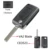 BHKEY Remote Car key flip для peugeot 207 307 308 407 607 807 2/3/4 Кнопки HU83/VA2 Для Citroen C2 C3 C4 C5 C6 Car Key Shell
