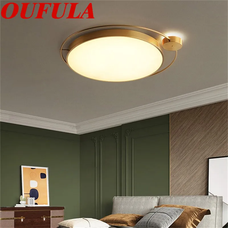 

OUTELA Copper Ceiling Lights Contemporary Home Creative Decoration Suitable For Living Room Dining Room Bedroom