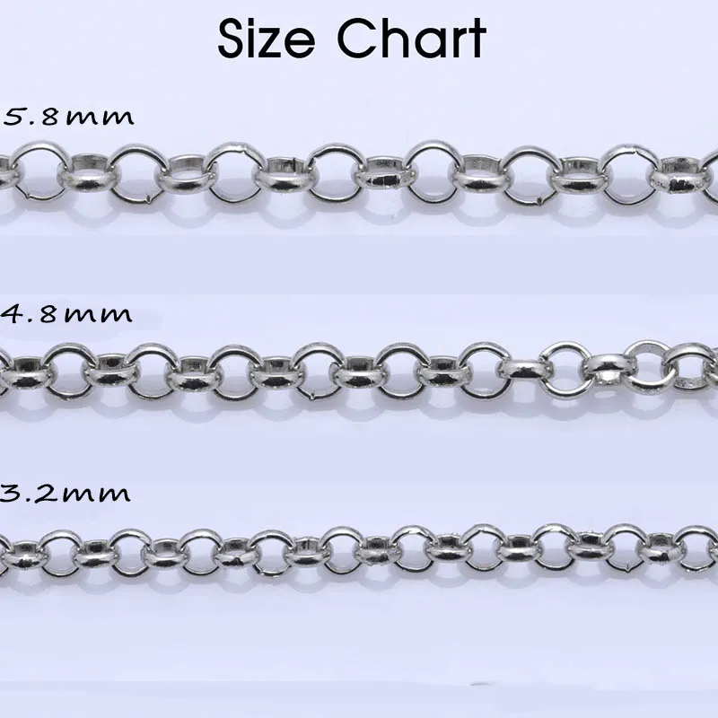 Versatile Metal Necklace Chain in Various Finishes