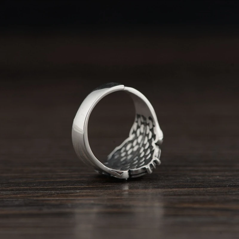 Мужское серебряное кольцо на указательный палец S925 пробы винтажное тайское с