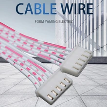 10 шт. XH2.54 красный белый кабель две головы разъем для клемм проводов электропроводки 2 P/3 P/4 P/5 P/6 P 10 см/20 см/30 см