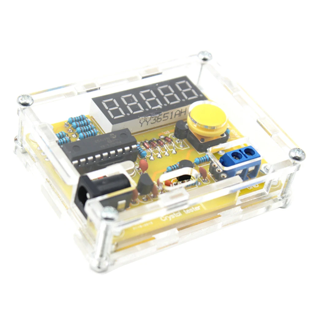 1Hz-50MHz Crystal Oscillator Frequency Tester Meter Counter DIY Kit With Universal USB Interface