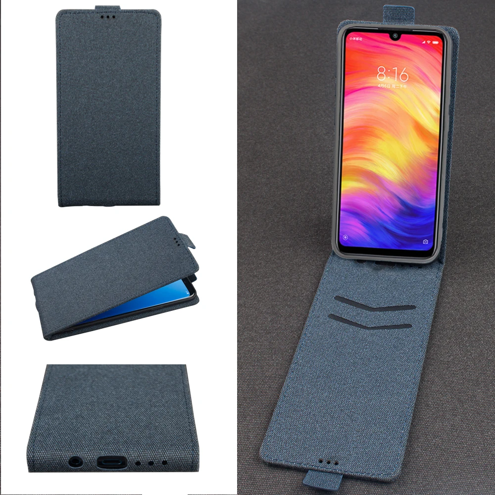 Холст чехол с откидывающейся крышкой для Samsung Galaxy A50 A51 A70 A71 A30 M30 A10 Вертикальный A40