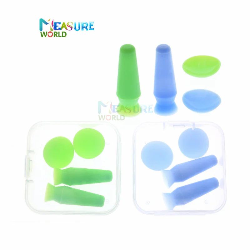 Ophthalmic Eye Instrument Tool Soft Silicone Ophthalmic Surgical Embedding Eyelid Protector Cover Sucker 4 PCS/set