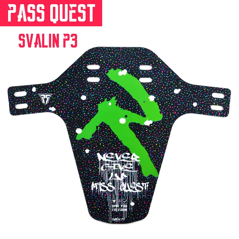 Ride Пройти QUEST svalin P3 Мини мигающий велосипед складной крыло DH FR AM Передняя Вилка задний горный велосипед дорожный велосипед крыло грязи удаление - Цвет: Ride