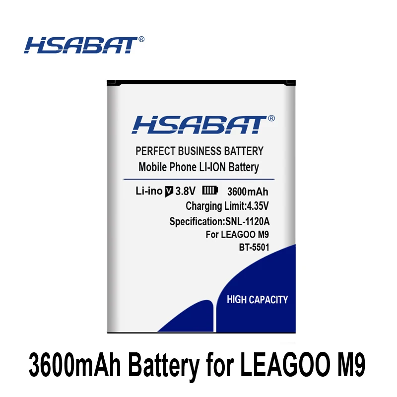 Аккумулятор HSABAT BT-5501 3600 мАч для LEAGOO M9 аккумуляторы 5 дюйма MTK6580A | Мобильные