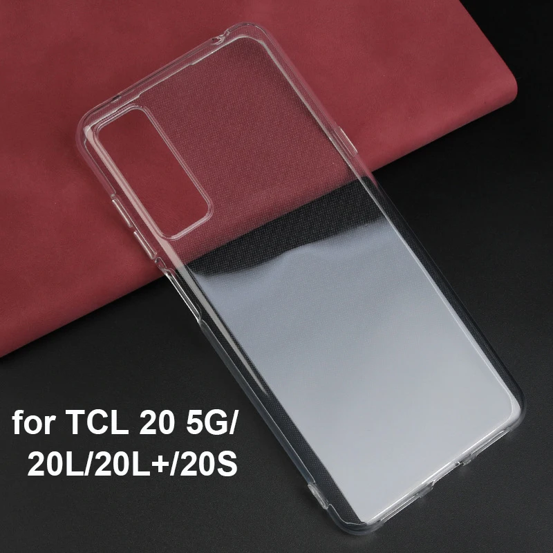 

Мягкий чехол из ТПУ для TCL 20 S, 20L Plus, 20 SE Pro, прозрачный силиконовый чехол для TCL 20SE, 20Pro 5G