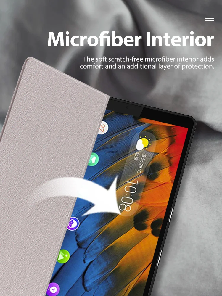 Чехол для планшета lenovo Yoga Tab5 YT-X705F, чехол для смартфона lenovo Yoga Tab 5, защитный чехол из искусственной кожи