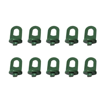 

10pcs Flowerpot Hanging Hooks Gardening Hooks Bonsai Pot Clasp Flower Basket Hanger Plastic Hooks for Office Shop Store