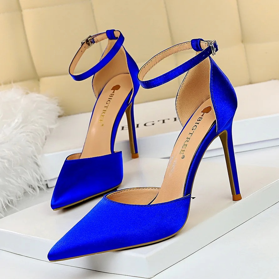 2023-New-Summer-Women-Ankle-Strap-Sandals-High-Thin-Heel-Pointed-Toe