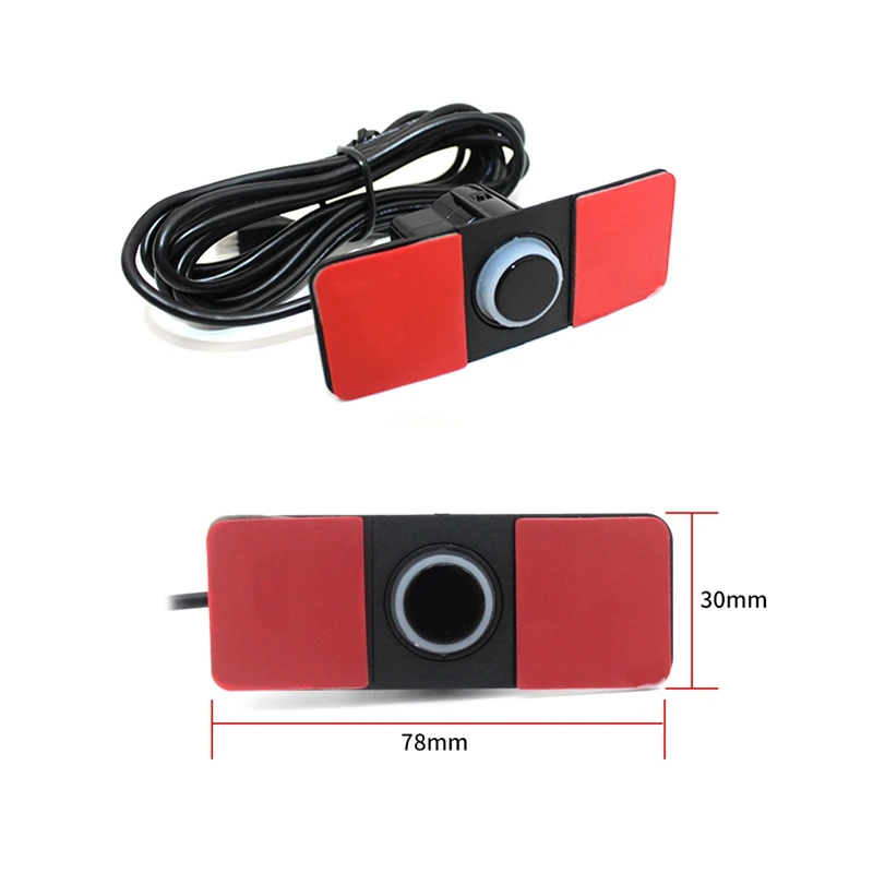 Автомобильный парктроник, парковочные датчики, светодиодный/lcd/Buzzer с 4 16,5 мм датчиками, обратный резервный дисплей, парковочный радар, монитор, детектор, система