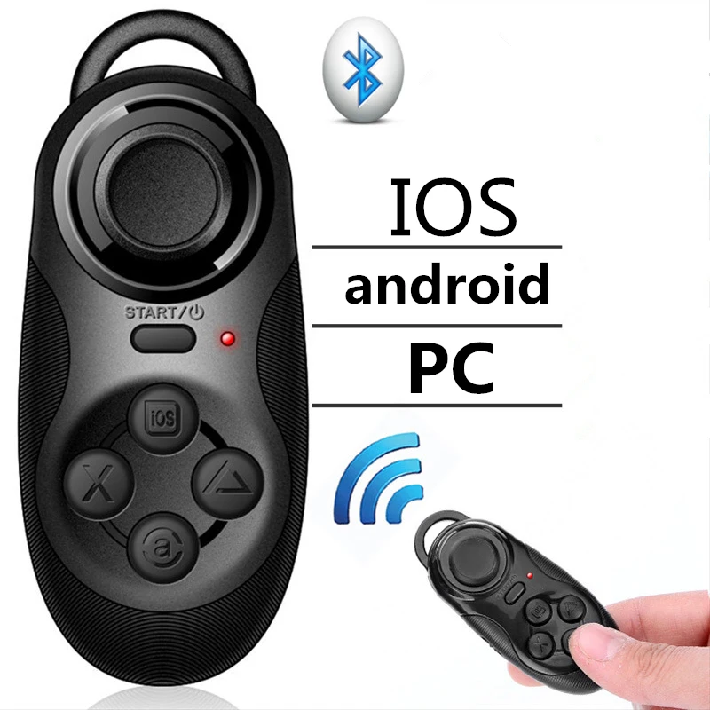 Mini Wireless Bluetooth USB Game Pad Remote Controller For xiaomi iphone 8 IOS Android VR PC Phone TV Box Tablet joystick joypad
