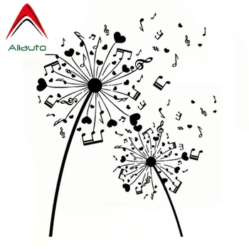 

Aliauto Interesting Car Sticker Musical Dandelion Decor Silhouette Vinyl Accessories PVC Decal for Renault Megane 2,18cm*14cm