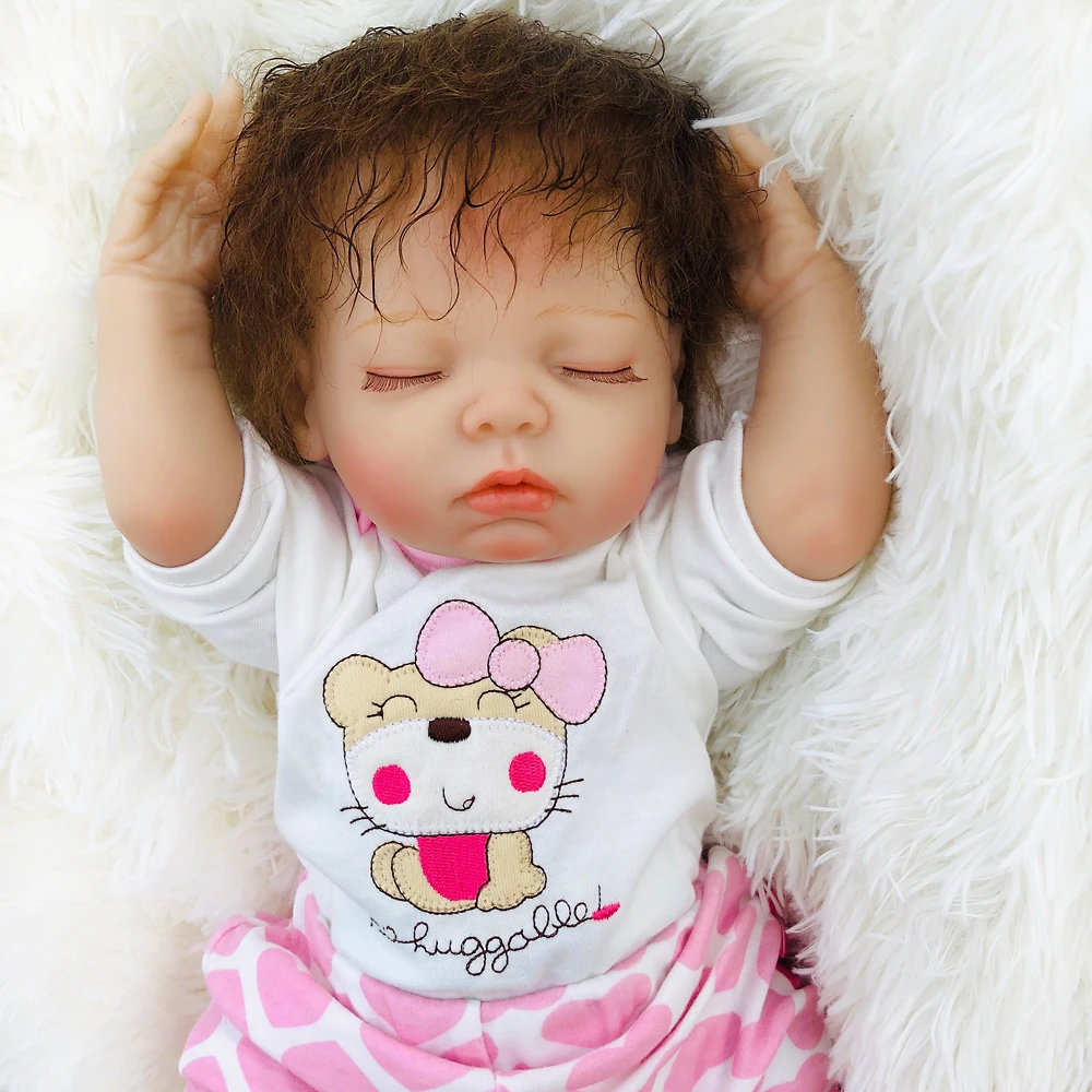 Otarddolls, силиконовые куклы Reborn Baby, 18 дюймов, 45 см, реалистичные, спящие, bebe reborn, для новорожденных девочек, детские игрушки