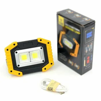 

High Quality COB LED Work Light Urgent Outdoor Searchlight Camping Hiking Portable 30W Durable And Practical